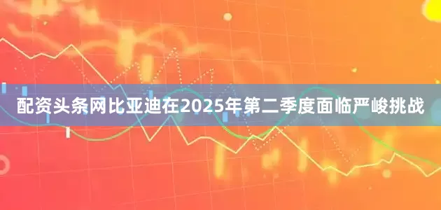 配资头条网比亚迪在2025年第二季度面临严峻挑战